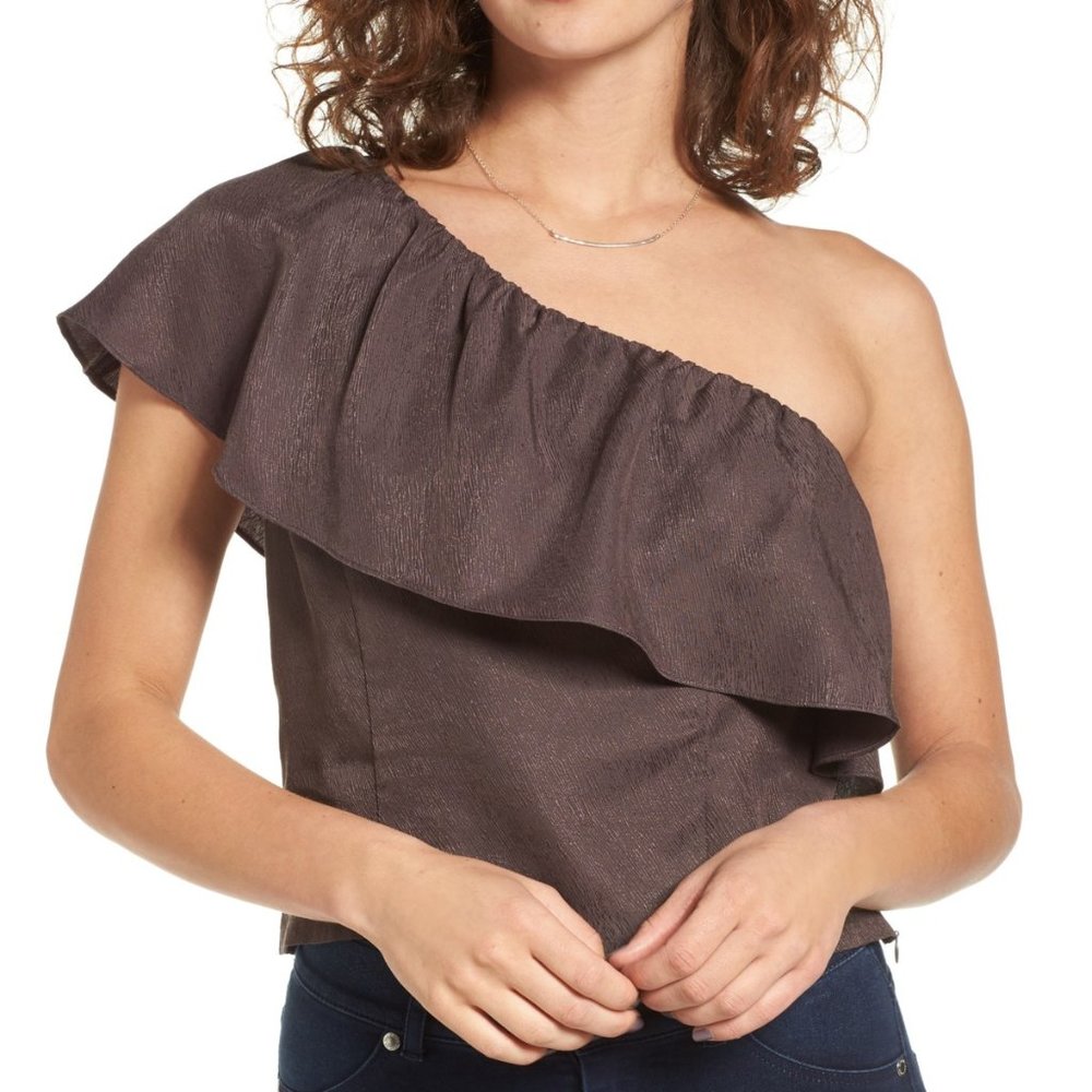 ASTR the Label Ruffle One-Shoulder Top - Picture 1 of 8